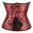 thumbnail image 3 of Grebrafan Corsets Cosplay Femme Gaine Bustier Amincissant Haut Rouge 3TG, 3 of 5