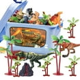 thumbnail image 4 of KOPPOP Dinosaur Playset (54PCS) - Realistic Dino Figures with Activity Mat & Storage Box, Toddler Dinosaur Toys,STEM Educational Toy for Kids Ages 3-6 (Boys & Girls)., 4 of 7