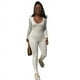 thumbnail image 5 of Mono deportivo de fitness de color sólido, de cintura alta, de manga larga y ajustado, sexy, para primavera y verano, para chica caliente., 5 of 5
