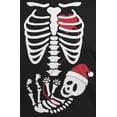 thumbnail image 4 of Santa Baby Pregnant Skeleton Halloween Costume Mens T Shirt, 4 of 5