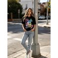 thumbnail image 3 of Women's Christian Faith Graphic T-Shirt, God Writes Every Chapter Inspirational Print Crew Neck Short Sleeve Casual Religious Tee, Church Gift for Women, 3 of 11