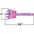 thumbnail image 3 of 4" Princess Crown Shape Pink Wand INFLATE (3 Pack) Great Royal Themed Birthday Party Favor Prop., 3 of 8