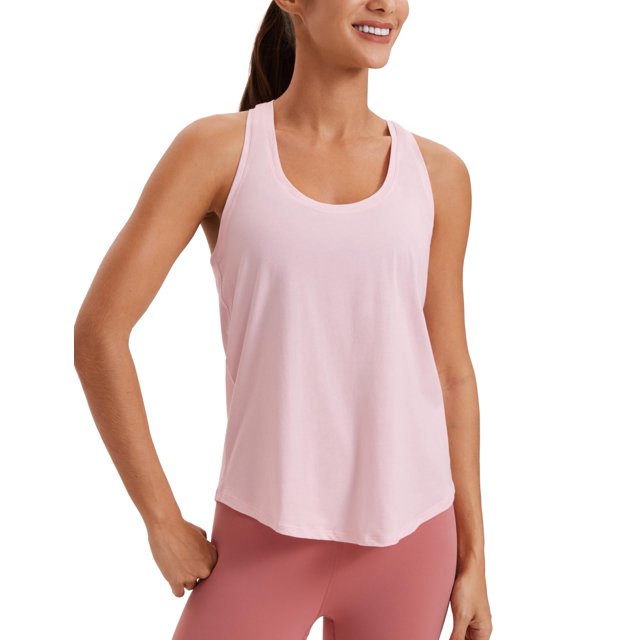 Musculosa CRZ YOGA de Algodón Pima Rosa XL