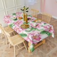 thumbnail image 3 of Pioneer Flower Floral Print Pattern Rectangle Tablecloth 60"x102",Waterproof Polyester Rectangle Table Cloth, Wipeable Spillproof Polyester Tablecloth for Dining, Camping, Indoor and Outdoor, 3 of 6