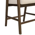 thumbnail image 4 of Christopher Knight Home Mid-Century Modern 24" Counter Stools, Cane Backs, Solid Wood, Beige+Walnut, Set of 2, 4 of 8