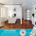 thumbnail image 2 of Luxrite 4 inch Square LED Recessed Lighting J-Box 15W 1200 Lumens 3 Color Options 3000K-5000K 36 Spotlight Dimmable Damp Rated 4-Pack, 2 of 8