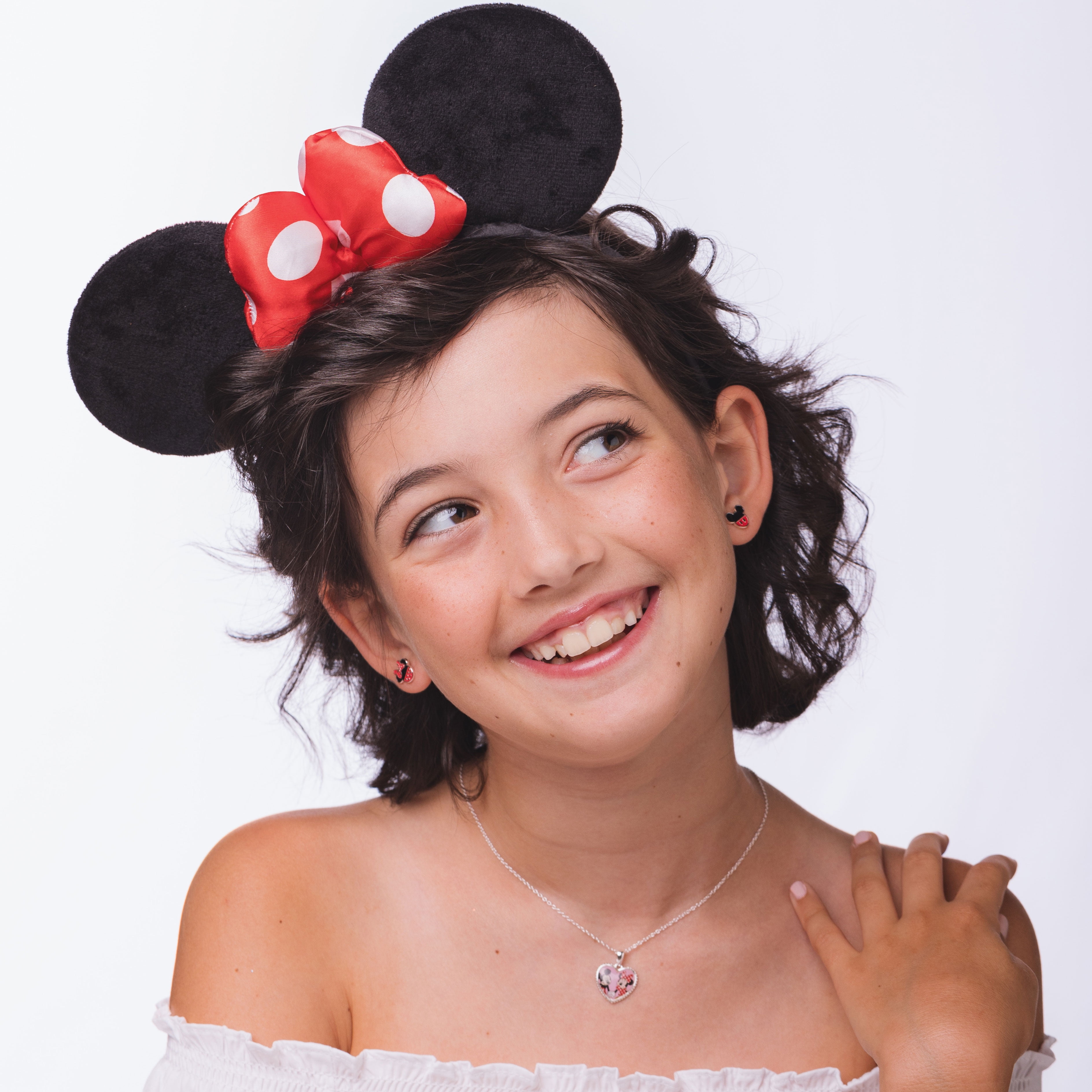 Disney Mismatched Stud Earring Silver-Plated