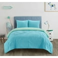 thumbnail image 2 of Heritage Club Flowers and Waves Tufted Kids 3 Piece Comforter Set, Full/Queen, Turquoise, Polyester Fill, 2 of 6
