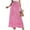 Z2 Pink, variant on Crunowin Women's Bohemian Long Skirts Flowy High Waist A Line Maxi Skirts for Women Summer Pleated Skirts Multicolor Size L