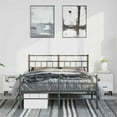 thumbnail image 4 of Pemberly Row Rectangular Steel Full/Double Bed Frame in Black, 4 of 10
