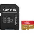 thumbnail image 2 of Memoria Micro SD 512GB SANDISK Extreme 4K Clase 10 A2 V30 SDSQXA1-512G-GN6MA SanDisk SDSQXA1-512G-GN6MA, 2 of 6
