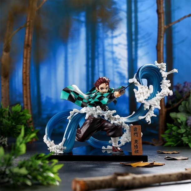 Figura de Demon Slayer de 17cm, Tanjirou, Rengoku, Kyoujurou, Kimetsu No Yaiba Gong Bohan LED