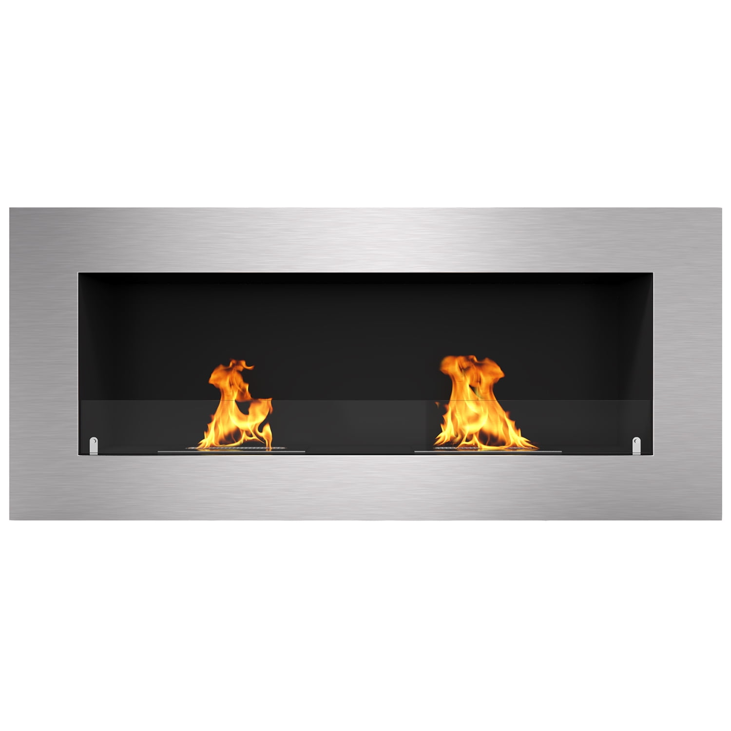Regal Flame Warren 42" PRO Ventless Built In Wall Recessed Bio Ethanol Wall Mounted Fireplace Similar Electric Fireplaces, Gas L