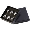 thumbnail image 1 of Coofit Whiskey Stones Stainless Steel: 6PCS Small Reusable Ice Cubes Wine Cooler Cubes, 1 of 7