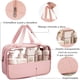 thumbnail image 2 of Neceseres de Maquillaje de Viaje, 3 Paquetes de 3 Tamaños, Organizador Cosmético con Cremallera para Mujer, Resistente al Agua, para Brochas y Accesorios Digitales, 2 of 8
