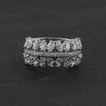thumbnail image 5 of 2.1 TCW Solid 18Kt White Gold SI Clarity HI Color Diamond Promise Eternity Band Ring, 5 of 5