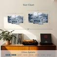 thumbnail image 3 of Elephant Stock Karokoram Mountains Wall Art - Horizontal Multi Panel Canvas - Living Room Wall Decor - Nature Multi Panel - Blue And White Decor - 24" x 14", 3 of 4