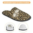 thumbnail image 3 of Balery Leopard Print Pantuflas de Casa de Felpa Silenciosas con Diseño Estampado, Zapatillas Cómodas Antideslizantes de Algodón para Interior-Large, 3 of 8