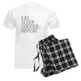 thumbnail image 6 of CafePress - Eat Sleep Soccer Repeat Pajamas - Men's Light Loose Fit Cotton Pajama Set, 6 of 7