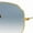Gold/Crystal Light Blue Gradient, variant on Ray Ban Original Aviator Blue Gradient Sunglasses RB3025 001/3F 62