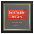 thumbnail image 3 of Inspire and Bloom! INB: Build The Life You Love! Framed Wall Art - Slate, Inspirational Wall Art, Vibrant Decor for Home and Work Spaces, 3 of 8