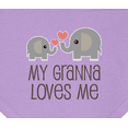 thumbnail image 3 of Inktastic My Granna Loves Me Baby Bandana Bib, 3 of 4