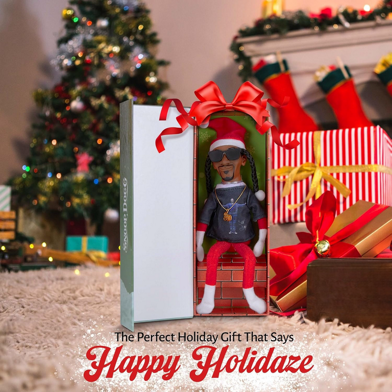 Snoop Dogg Christmas Elf Doll, 12