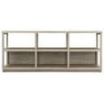 thumbnail image 3 of Evelyn&Zoe Thalia Rectangular TV Stand for TV's up to 75", Antiqued Gray Oak, 3 of 6