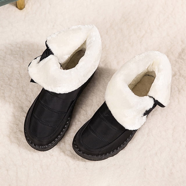 Botas de nieve Botas de nieve de invierno Botas de plataforma de tobillo antideslizantes Regalos para madres amigas Likrtyny Tenis De Mujer Tenis De Hombre