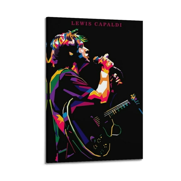 Lewis Capaldi Music Anime Star Music Picture Wall Art Painting Canvas Posters Artworks Gift Room Aesthetic