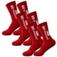 thumbnail image 1 of Calcetas Largas SpotRed 3Pares Rojo 6-12.5US TapeDesign Calcetines Tubo Medio Algodón., 1 of 2
