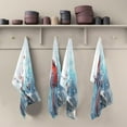 thumbnail image 4 of Coolnut Christmas Bird Kitchen Towels, 18 x 28 Inch Super Soft and Absorbent Dish Cloths for Washing Dishes, 1 PCS Reusable Multi-Purpose Microfiber Hand Towels for Kitchen, 4 of 6