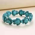 thumbnail image 6 of K-KED New Hawaiian Sea Turtles Stretch Bracelet Turquoise Stone Beads Charm Gifts-#4, 6 of 8