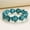 Dark Blue, variant on New Turquoise Sea Turtle Beaded Stretch Bracelet