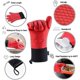 thumbnail image 2 of Guantes para barbacoa con utensilios para barbacoa, guantes para hornear de silicona resistentes al calor, guantes largos impermeables para horno de barbacoa con capa interior de algodón para bar, 2 of 5