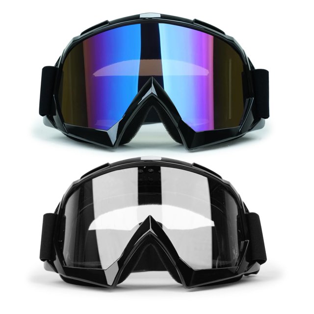 Gafas XYOP ATV Dirt Bike, paquete de 2 unidades, UV400, para adultos y niños