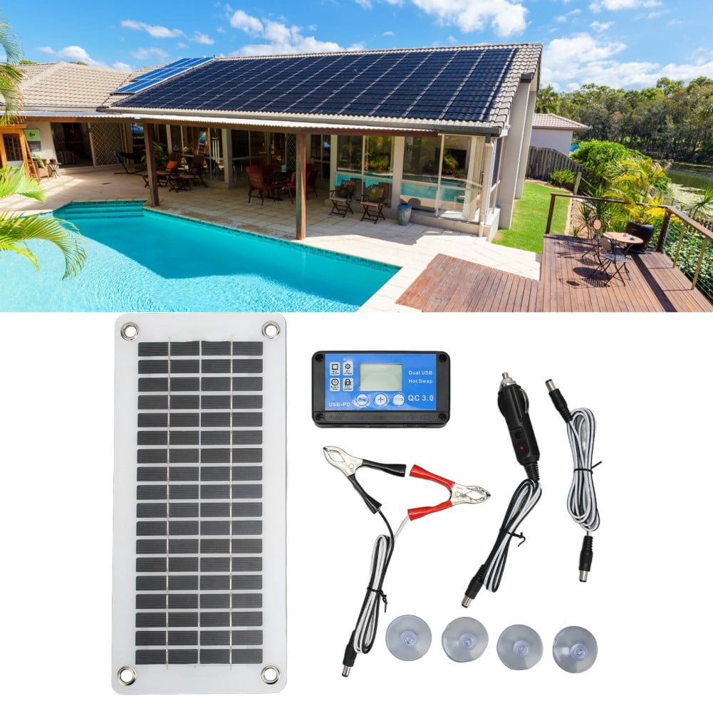600W Solar Panel Kit 100A Suitable for RV Camping and Off-Grid Power Supply