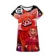 thumbnail image 2 of Vestido para niñas de 2 a 7 años, falda para el sol, falda de princesa para la playa de verano, ropa roja para niños, vestido informal para niñas, 13-14T Gao Jinjia LED, 2 of 2