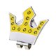 thumbnail image 1 of Marcadores de pelota de golf magnéticos Gorra de visera Clip de sombrero Corona amarilla, 1 of 8