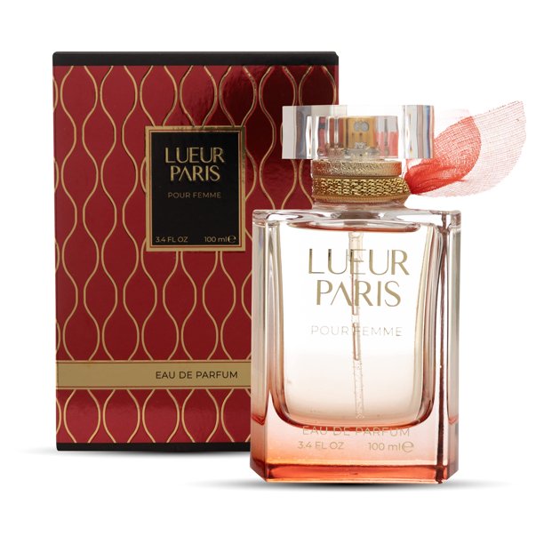 Regal Fragrances Lueur Paris Pour Femme Perfume para mujer - Pachulí floral afrutado, almizcle blanco cítrico dulce - 3.4 fl oz / 100 ml