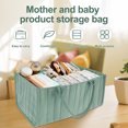 thumbnail image 6 of Baby Diaper Caddy Organizer Soft Polyester Baby Storage Basket Portable Baby Shower Basket with Handle Hangable Baby Diaper Organizer Baby Diaper Caddy Basket for Car Travel Home, 6 of 9