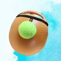 HEMOTON Soft Tennis Trainer Kit for Beginners with Orange PE Base and Portable Self-Training Equipment Set