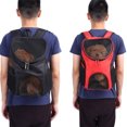 thumbnail image 1 of Goory Sac Réglable Chien Porte-Bagage Sac à Dos Double Fermeture Éclair Animaux de Compagnie Sécurité avant Transporteurs Mains Libres Randonnée Stockage Mesh Pliable Easy-Fit Noir S, 1 of 3