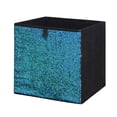 thumbnail image 1 of Organize it All Bac de Rangement Carré à Paillettes 35371W-2&44; Bleu - 2 Pièces, 1 of 1