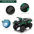 thumbnail image 6 of Aosom 12V Kids ATV Battery-Operated, Kids 4 Wheeler, Ages 3-5, Green, 6 of 9