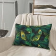 thumbnail image 5 of Daiia Peacock Feathers2 Bedding Waterproof Pillow Protector Zippered Queen – Bed Bug Proof Pillow Encasement-16"x24", 5 of 6