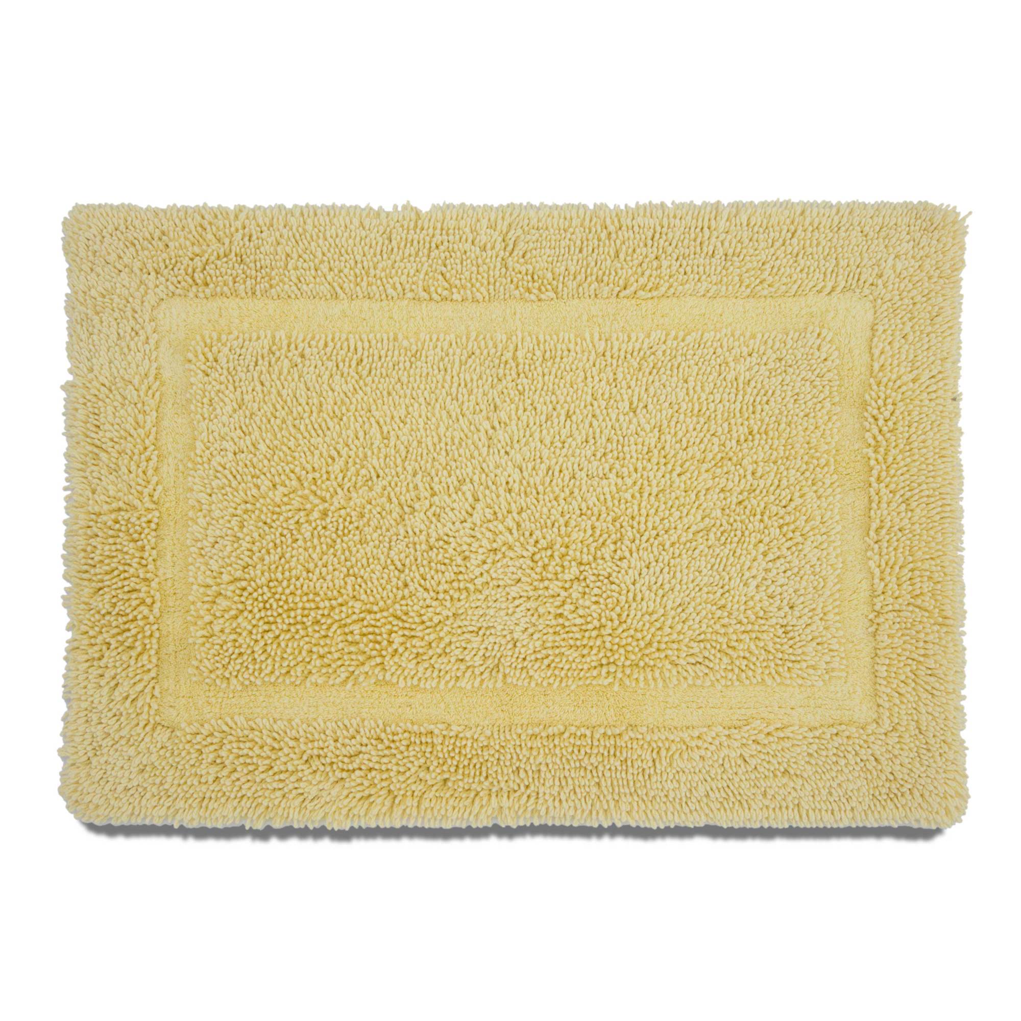 Ringspun Cotton Lemon Bath Rug