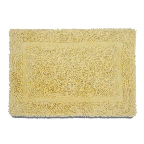Ringspun Cotton Lemon Bath Rug