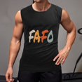 thumbnail image 2 of FAFO Men'S Muscle T-Shirt, Sleeveless, Muscle Tank Tee Top 3XL, 2 of 7