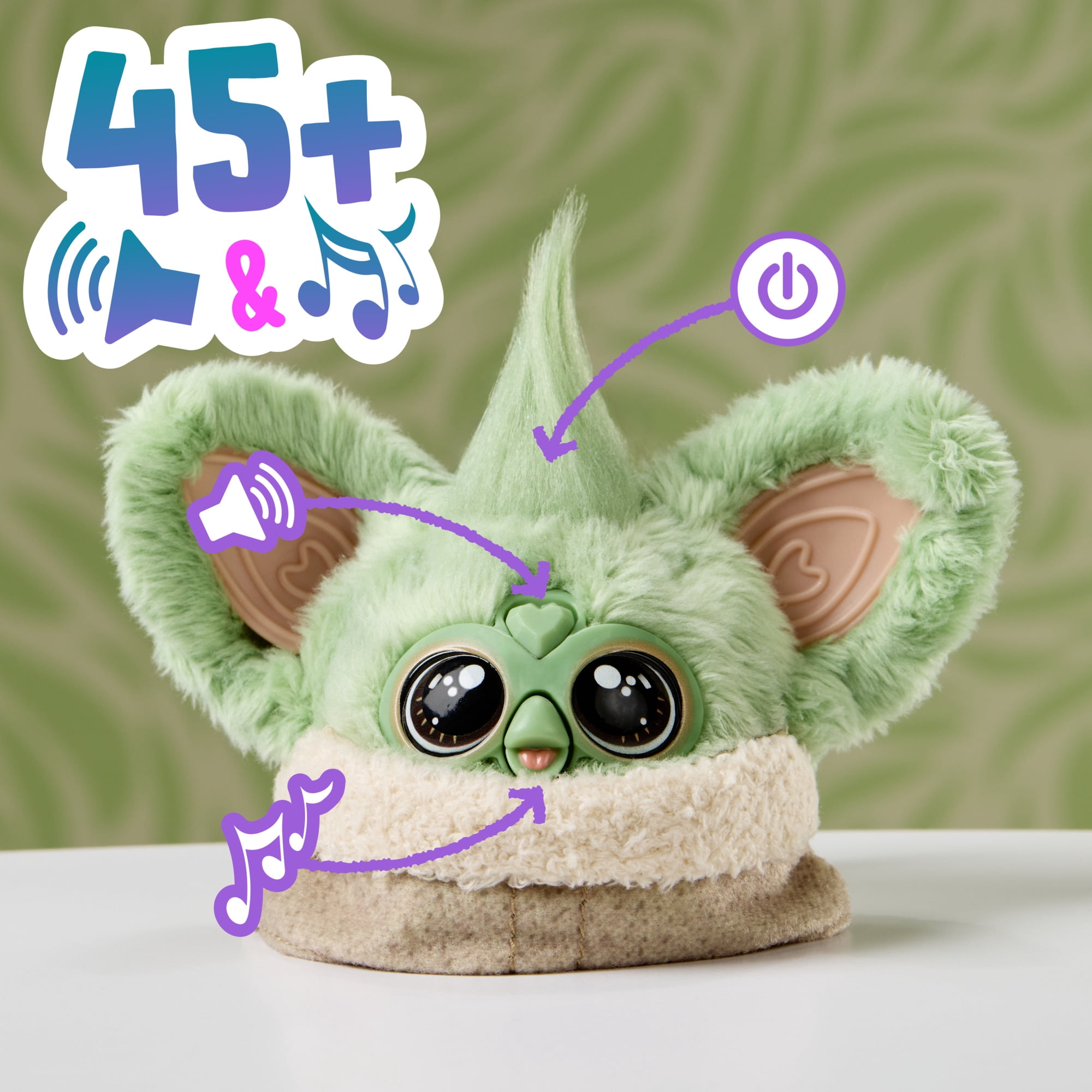 Furby Furblets STAR WARS™ Grogu 3" Mini Electronic Plush Toy, Birthday Gifts for Kids, 6+